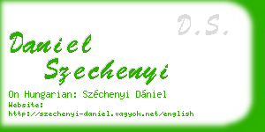 daniel szechenyi business card